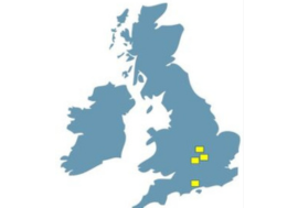 Map of Pearce buildings UK
