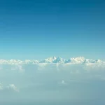 Everest from the air 2023